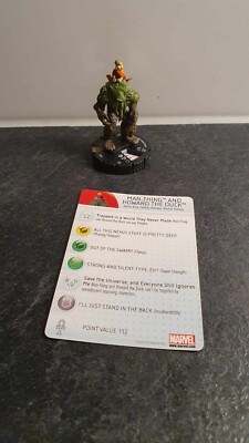 Heroclix Marvel Spiderman Man-Thing and Howard the Duck Legacy Figur 047