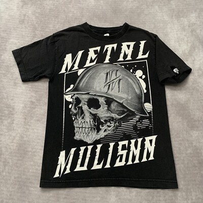 Vintage Y2K Metal Mulisha Shirt Size S Graphic Tee Skull 2000s