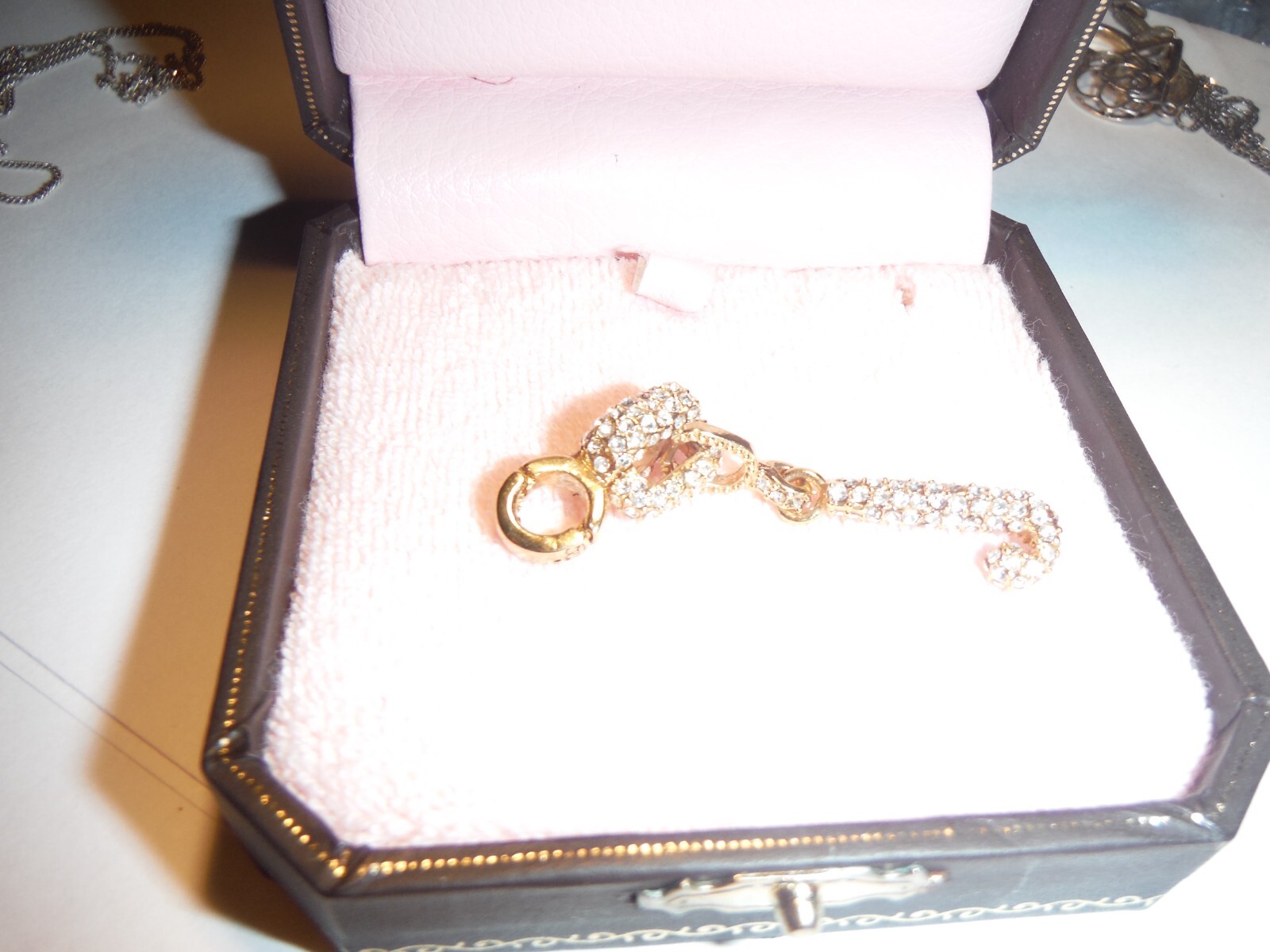 Juicy Couture 2004 "J Zipper Pull Charm" Bracelet Charm RARE, Retired