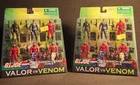 Set of 2 GI Joe 3.75" CRIMSON GUARD 6-Packs w/ TOMAX & XAMOT (2004) Valor Venom