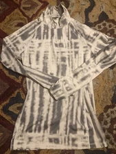 Under Armour Cold Gear Tie Dye Half Zip Stretch Fitted High Neck Baselayer XS