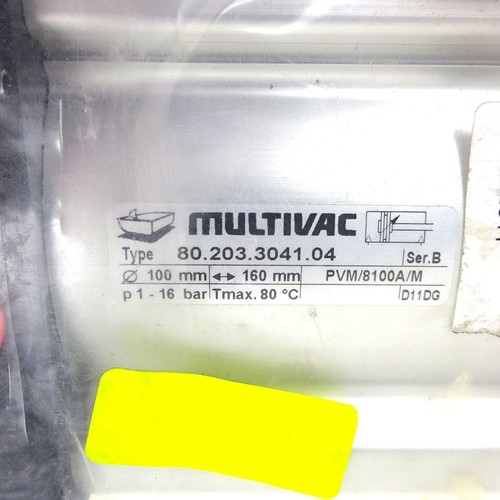 Cilindro 80.203.3041.04 Multivac 100mm x 160mm 16bar - Foto 2 di 2