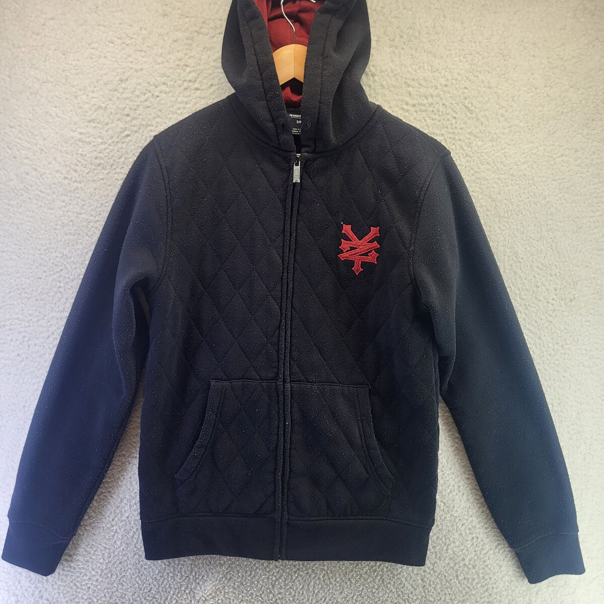 Zoo York Hoodie Mens Small Black Full Zip Logo Sweater Zoo York Hoodie Mens Small Black Full Zip Logo Sweater
