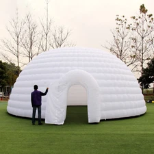 4M Inflatable Igloo Dome Tent with Air Blower House Tent for Party Wedding Event