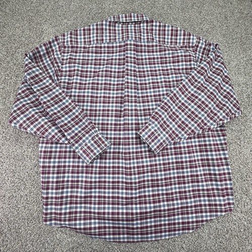 Brooks Brothers Men 1818 Original Polo Shirt 2XL Stretch Plaid Red Logo - Picture 4 of 7