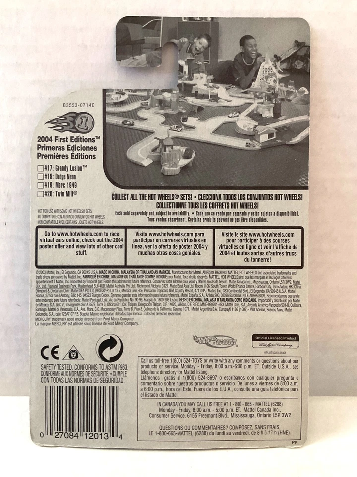 Hot Wheels ZAMAC - 2004 primeras ediciones Hardnoze 1949 Mercury #019 Foto 3 de 3