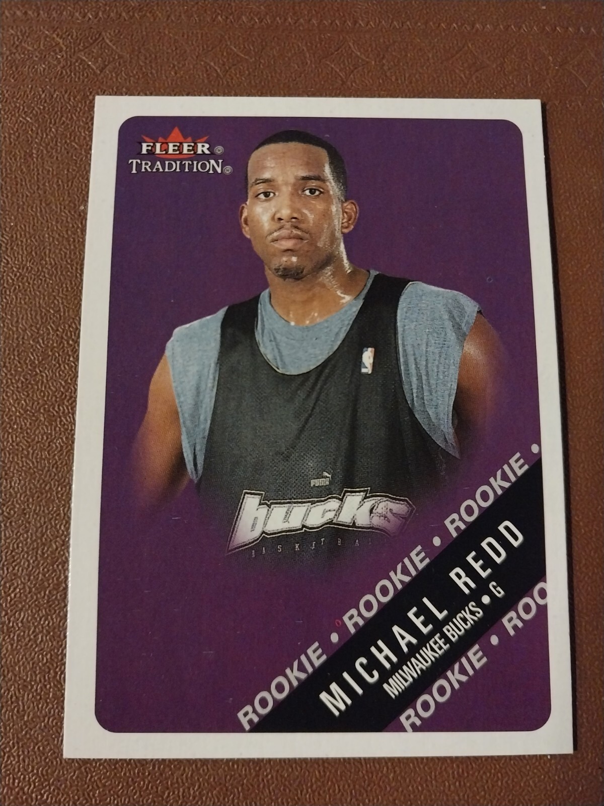 2000-01 MICHAEL REDD FLEER TRADITION NBA ROOKIE CARD #232 MILWAUKEE BUCKS 