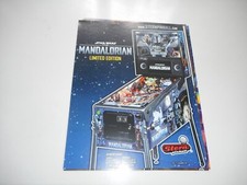 Englischer Flyer für Flipper Pinball Star Wars Mandalorian Limited