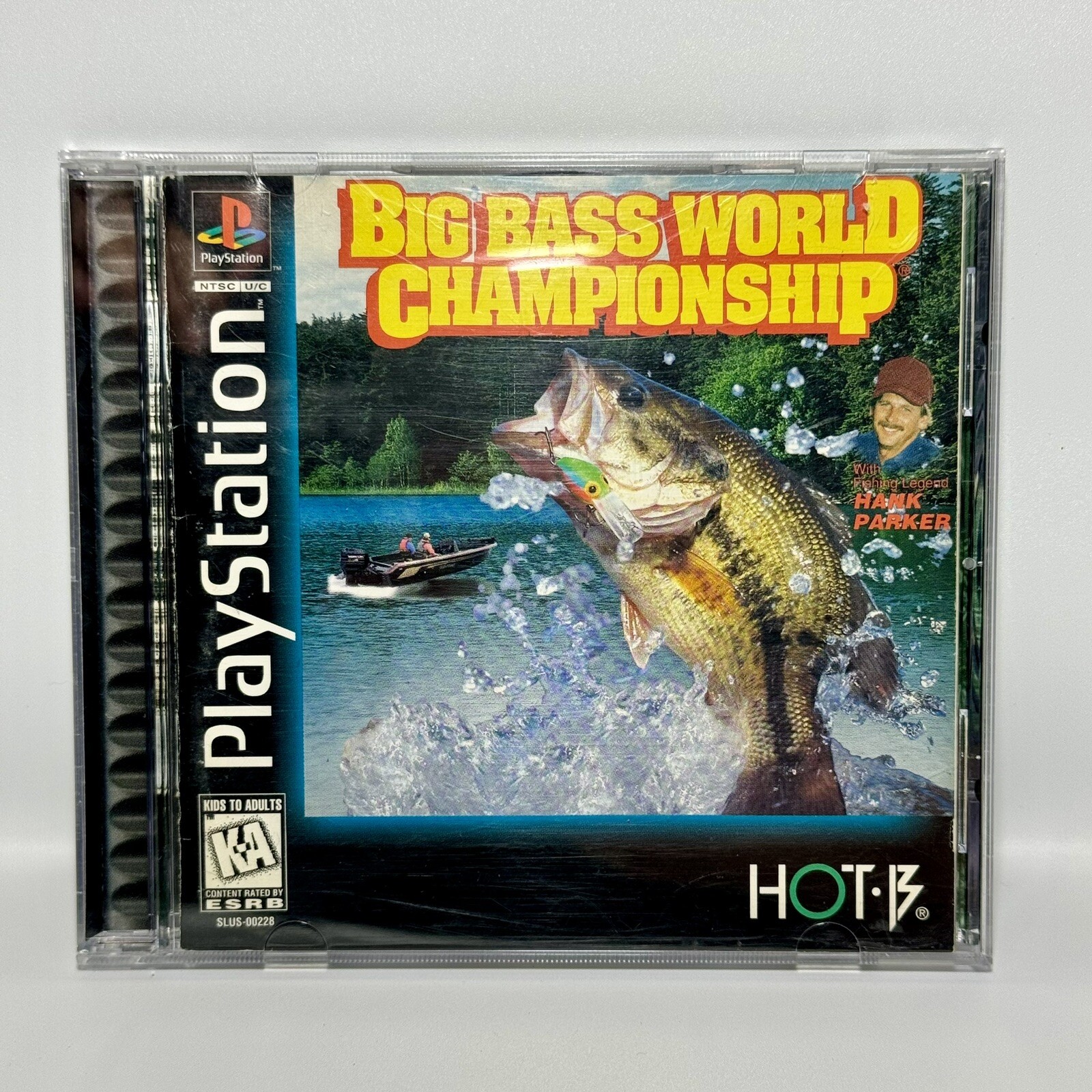 Big Bass World Championship PS1 CIB Playstation 1 Complete W/ Manual Wrong Back!