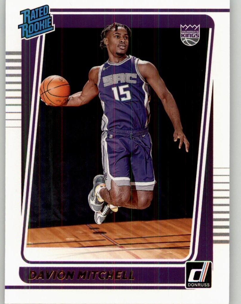 2021-22 Donruss Davion Mitchell Rookie #205 RC Sacramento Kings