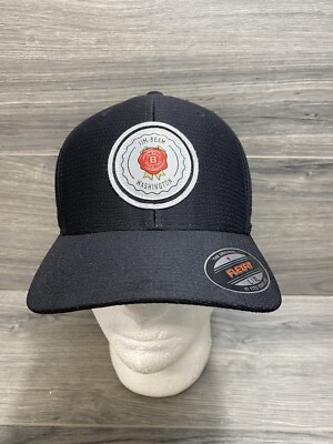 Travis Mathew Nassau Hat Navy Black Fitted L/XL Jim Beam Washington NWT