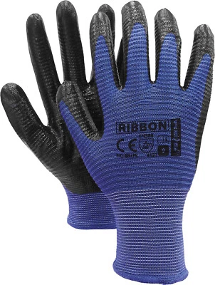 Arbeitshandschuhe 12 PAAR Montagehandschuhe EXTRA GRIP Nitril Gr. 7-11 NEU TOP ! - Bild 1 von 2
