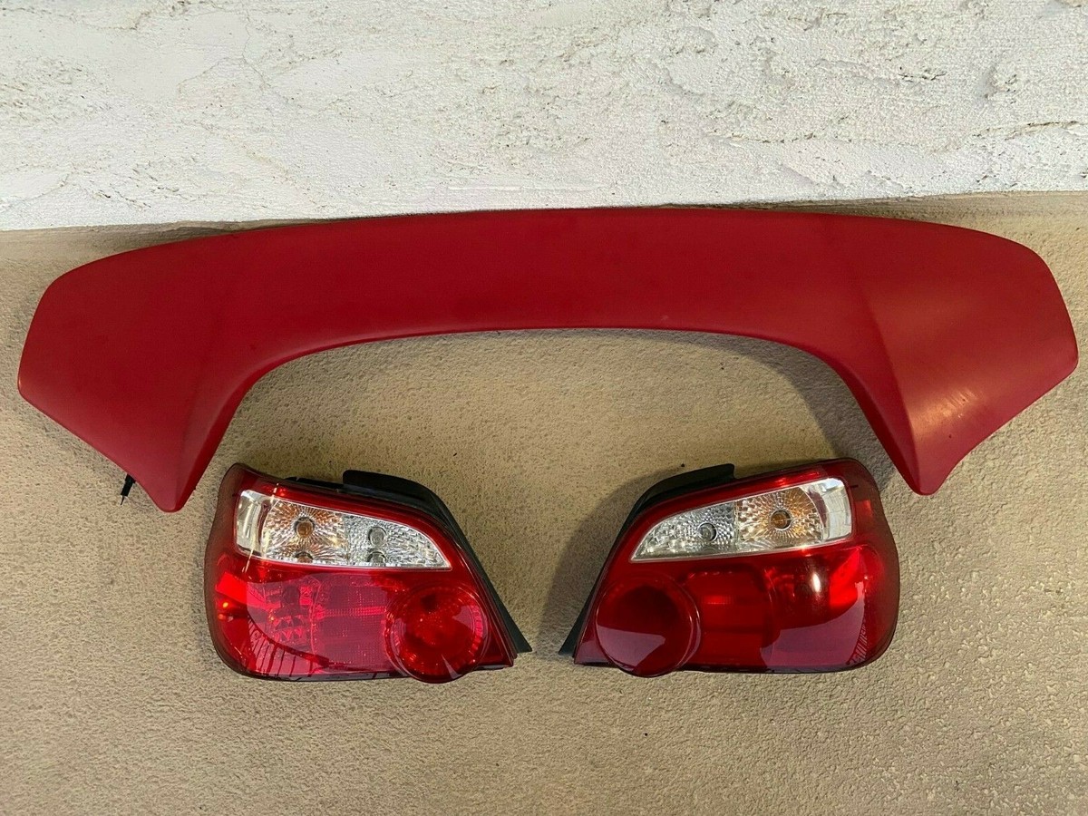 2004-2005 Subaru Impreza WRX STI All Red Tail Lights JDM w Red