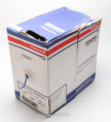 Open Box - 504'  Honeywell Genesis 24/4PR CAT 5E CM 1M BX BLU