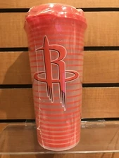 Houston Rockets NBA 24 oz. Travel Cup Mug Whirley Drink Works - New - Free S&H!