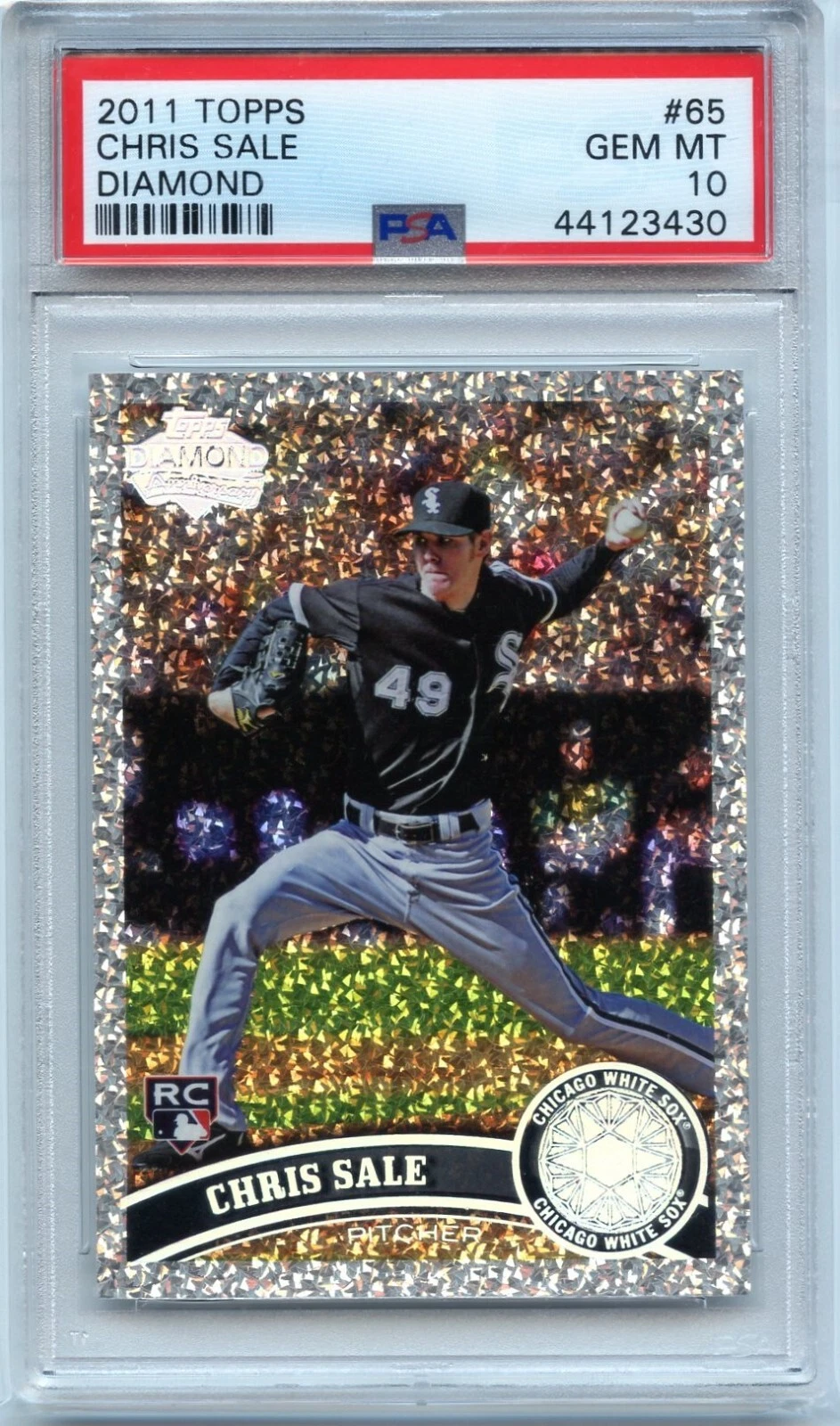 Deal for 2011 Topps Chris Sale RC Diamond Anniversary Rookie #65 White Sox/Braves PSA 10