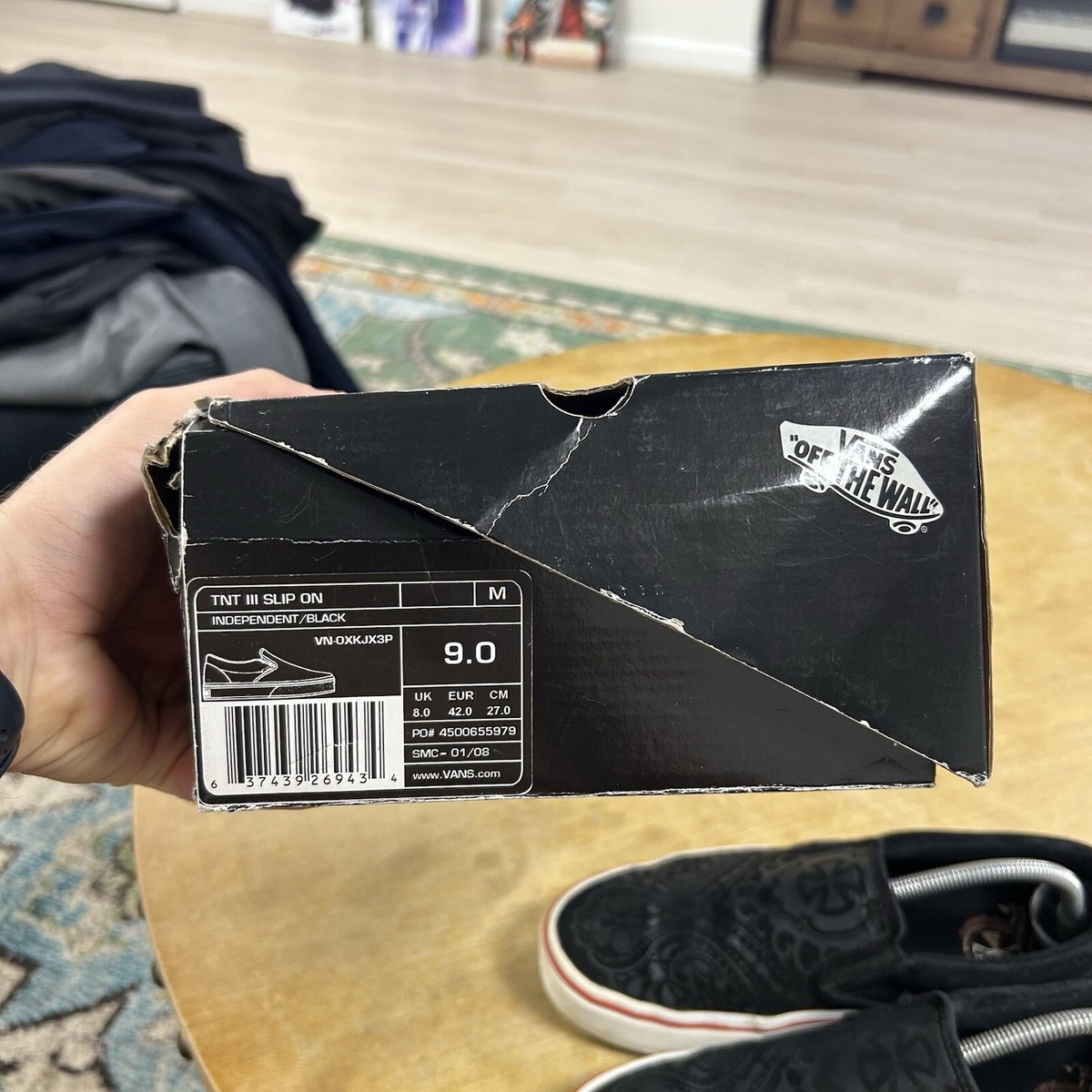 Vintage Y2K Vans x Independent 2009 TNT III Slip On Skate Shoes - Main Image