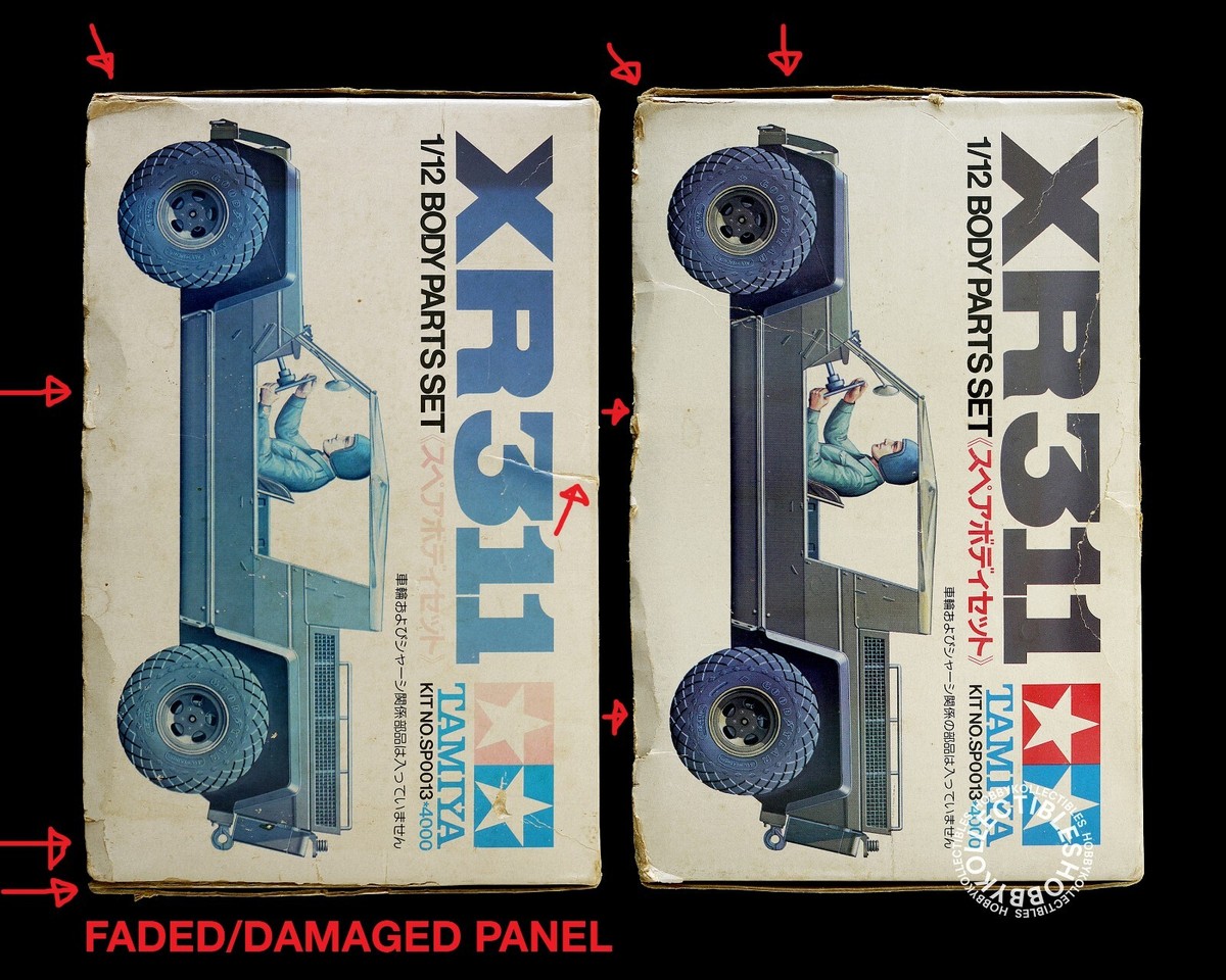 Tamiya Vintage 1/12 RC XR311 Combat Support Vehicle Body Parts Set