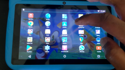 Tech Kidz Toy Computer Kids 7 inch Tablet, WiFi, Parent Control (Blue) - Video 1 of 1