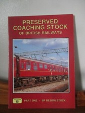 Preserved Coaching Stock Of British Railways Paperback Part 1 Free Postage