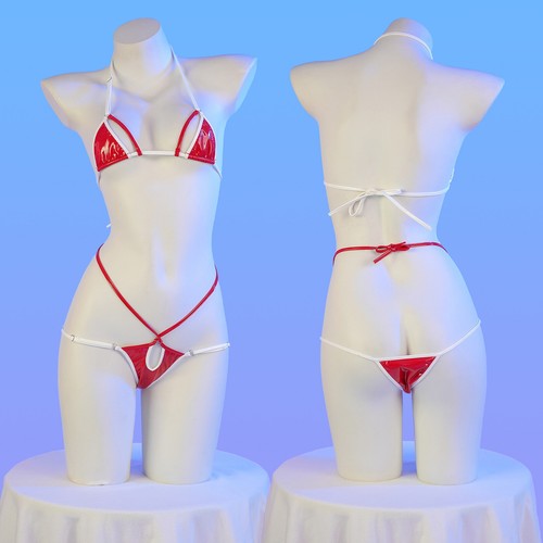 Women Lingerie Swimwear Micro Mini Bikini Briefs G-string Thong Bra Underwear - Picture 32 of 41