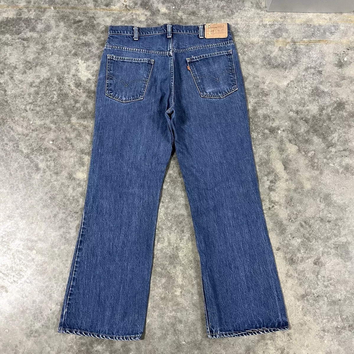 Vintage 70s 80s Levis 517 Orange Tab Bootcut Jeans 20517 0217 Sz 34x29 Read