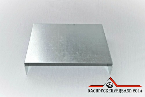 Mauerabdeckung Mauerecke Verbinder Endstück Stahlhalteblech Material auswählbar - Bild 13 von 13