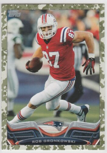 ROB GRONKOWSKI 2013 TOPPS #210 CAMO PARALLEL 239/399 New England Patriots - Picture 1 of 1