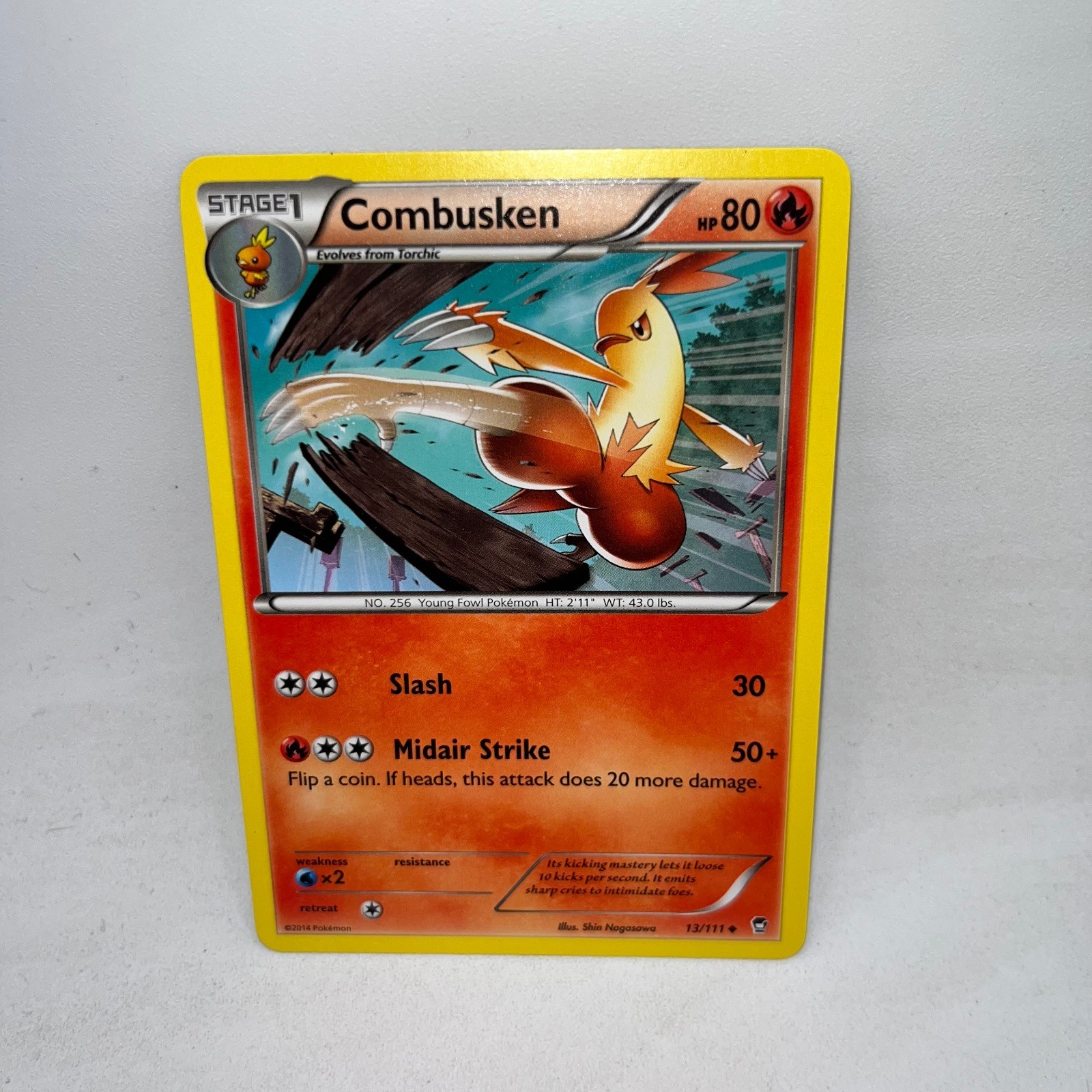 Combusken 13/111 Uncommon Furious Fists Pokemon Lightly Played