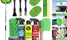 17pc Car Wash Kit, Car Cleaning Kit with Car Wash Brush Long Handle, Car Wash