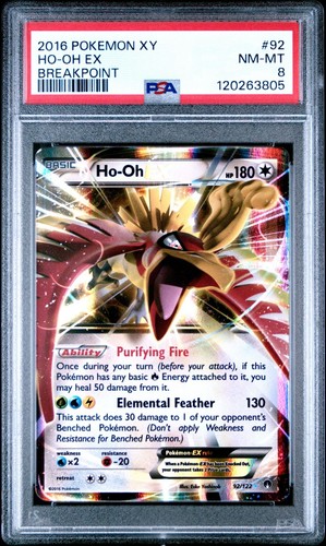 Ho-Oh-EX graded PSA 8 for sale on eBay