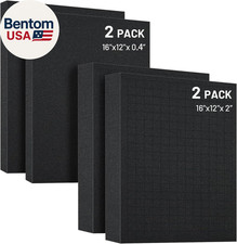 Dual-Thickness Case Foam Insert Kit 4PCS 2PCS 16X12X2"  2PCS 16X12X0.4" - Pic