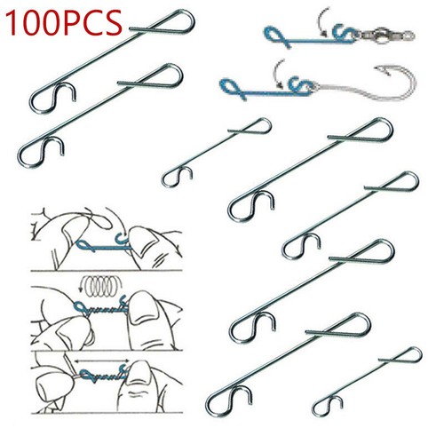 Kit De 140 Pièces PENIKOKO – émerillons Et Clips Pivotants En Inox Pour Leurres, Hameçons, Montages Pêche
