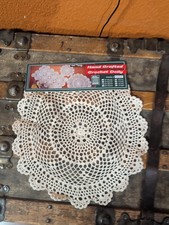 Charming Home Hand Crafted Crochet Doily 16 r...
