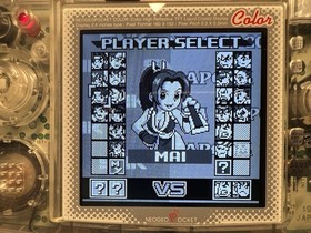 SNK Neo Geo Pocket Color Slim Clear with IPS Screen Mod