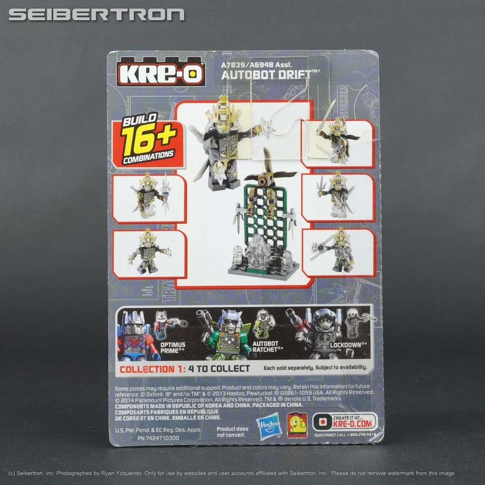 Transformers Kre-o Custom Kreon DRIFT 30 Pcs Collection #1 AOE 2014 New - Image 4 of 4