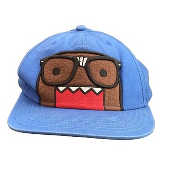 1998 Domo Blue Nerdy Cap Embroidered I Love Nerds | eBay