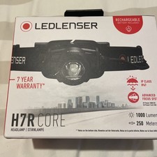 Ledlenser H7R Core Rechargeable Head Torch LED 1000 Lumen, 250m Adjustable 
