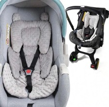 Infant Car Seat Head Neck Support Insert Pillow Pad, Gray/Pink/Black Unisex