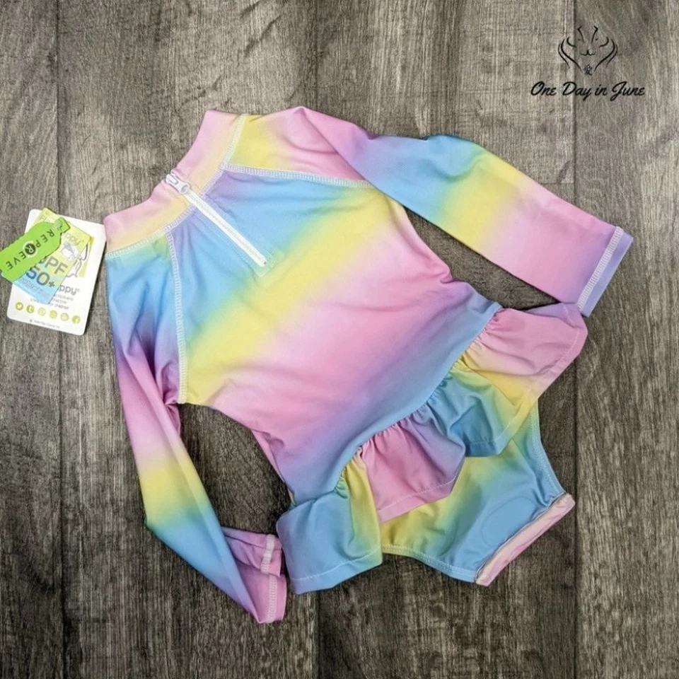 Protector contra erupciones con volantes FlapHappy de una pieza talla 24M Foto 3 de 3