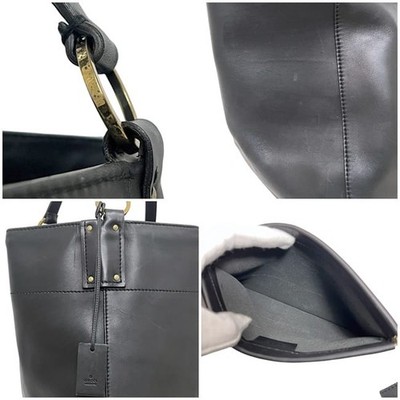 Pre-owned Gucci black tote bag 94885 with pouch. 1705 GUCCI. Large