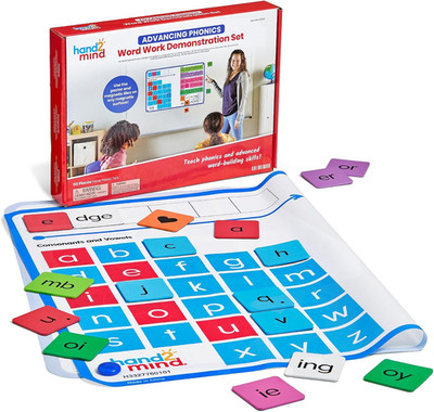 Advancing Phonics Word Work Demonstration Set | Poster with 108 Phonics Tiles, M