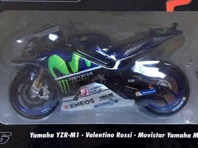 限定品 ミニチャンプス 1/12 モビスター ヤマハ YZR-M1 16 ロッシ Limited Edition Minichamps 1/12 Movistar Yamaha YZR-M1 16 Rossi | eBay