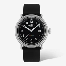 SHINOLA Detrola Unisex Prism Break S0120230578 Black Dial Watch MSRP $395