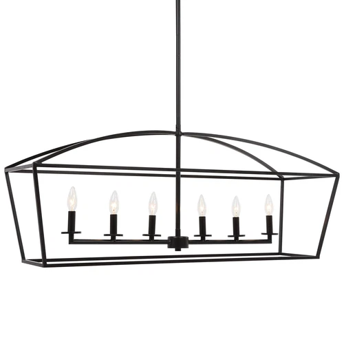 Uttermost Clayton 6 Light Linear Chandelier - Picture 1 of 1