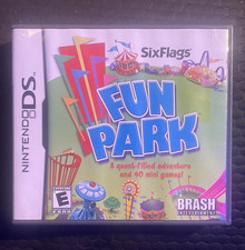 Brash Entertainment Six Flags Fun Park Nintendo DS 2008 E-Everyone A&A Manual