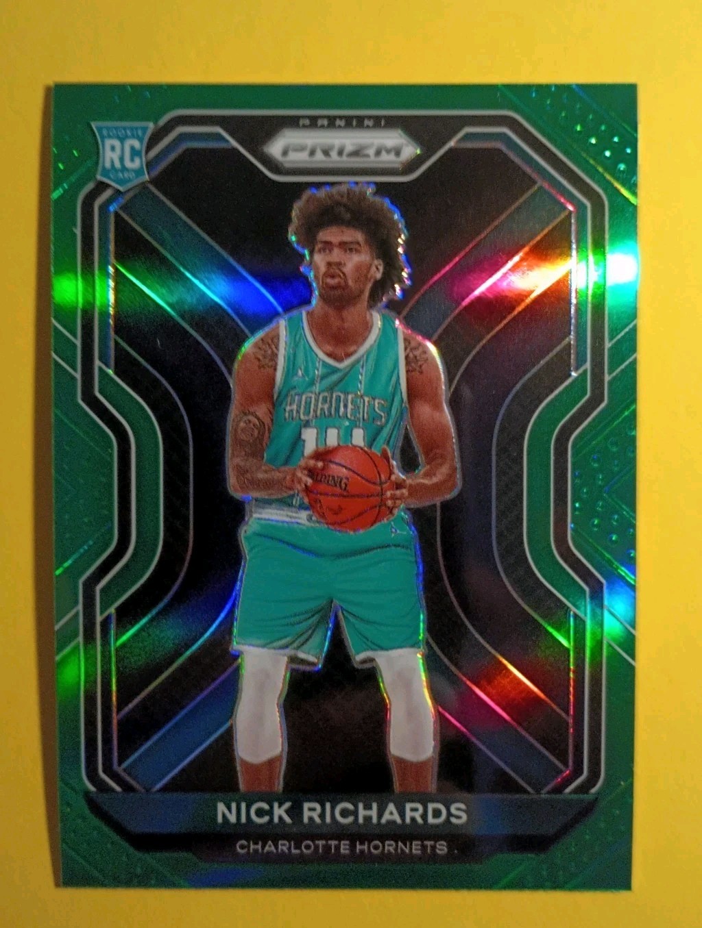 2020-21 Panini Prizm - Nick Richards #253 Green Prizm (RC)