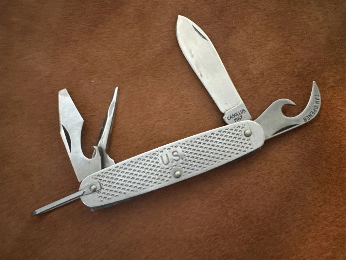25+ Bottle Opener Silver Multi-tool Collectible Vintage Folding