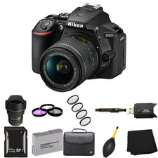 Nikon D5600 DSLR Camera  18-55mm  14-24mm Lens 64GB Bundle