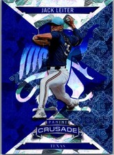 2025 Panini Crusade #68 Jack Leiter Crusade Blue Cracked Ice